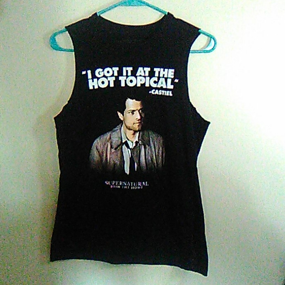Supernatural Castiel diy tank (women's fit)